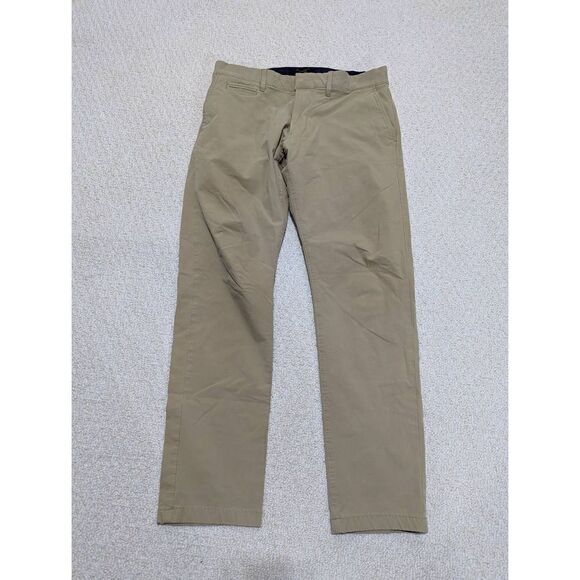 Re-Imagined by J. Crew Mens Casual Pants Flat Front Relax Fit Stretch Khaki Size - Picture 1 of 6